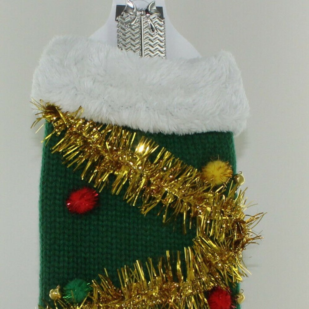 New Mix It Wine Bottle Bag with Stopper - Ugly Christmas Sweater - Whimsy Tree